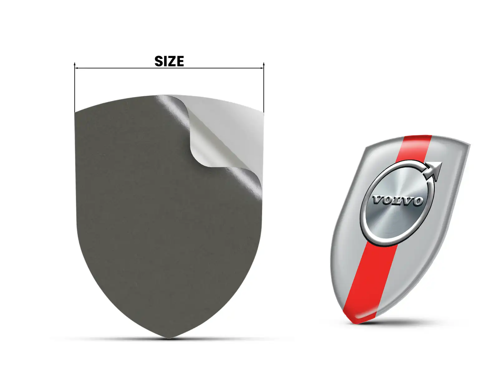 Volvo Custom Windshield Stickers Max Resilient Pro Look